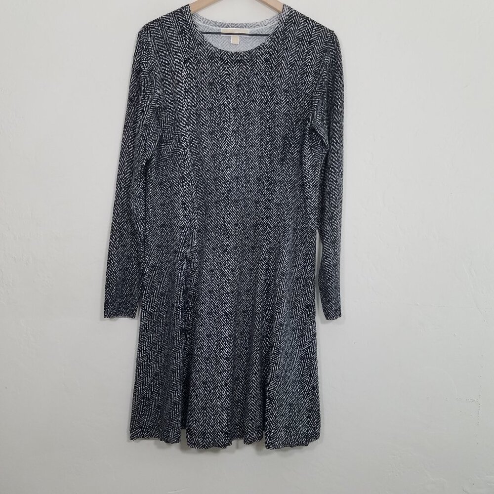 MICHAEL Michael Kors Sweater Midi Dress Long Sleeve Size L‎